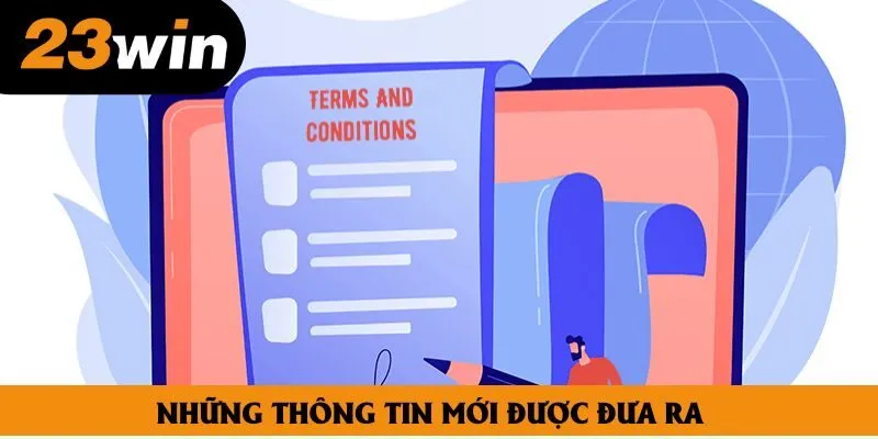 Những thông tin mới được đưa ra Những thông tin mới được đưa ra