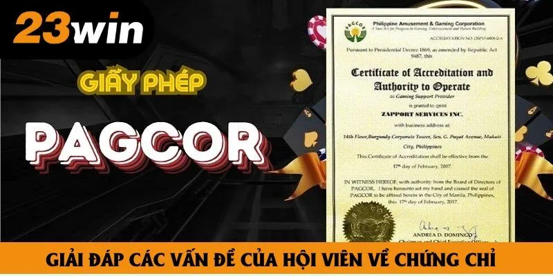 Giải đáp các vấn đề của hội viên về chứng chỉ Giải đáp các vấn đề của hội viên về chứng chỉ